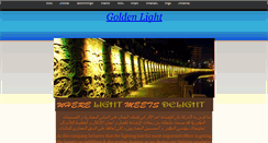 Desktop Screenshot of goldenlight-eg.com